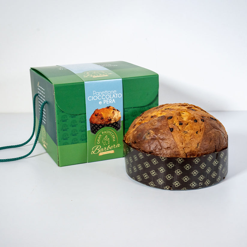 Dark chocolate panettone