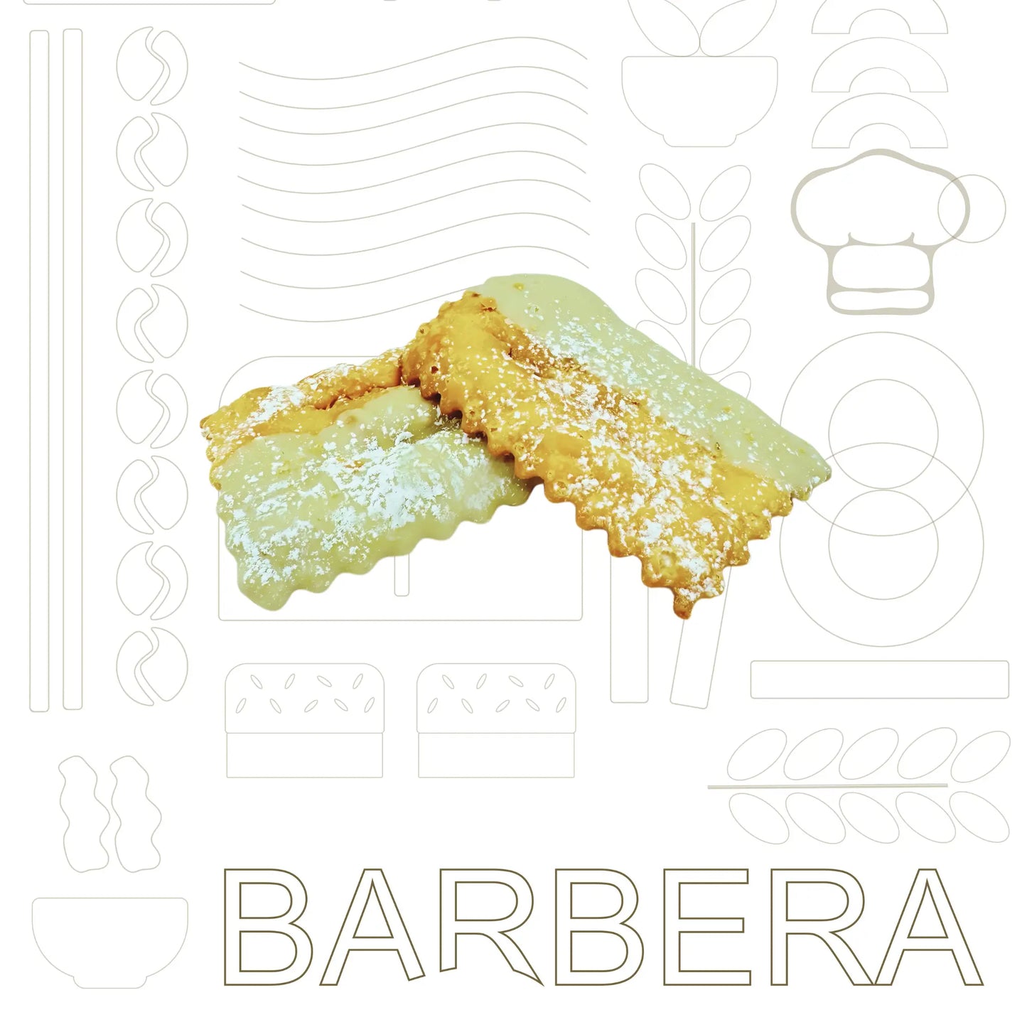 Chiacchiere al pistacchio