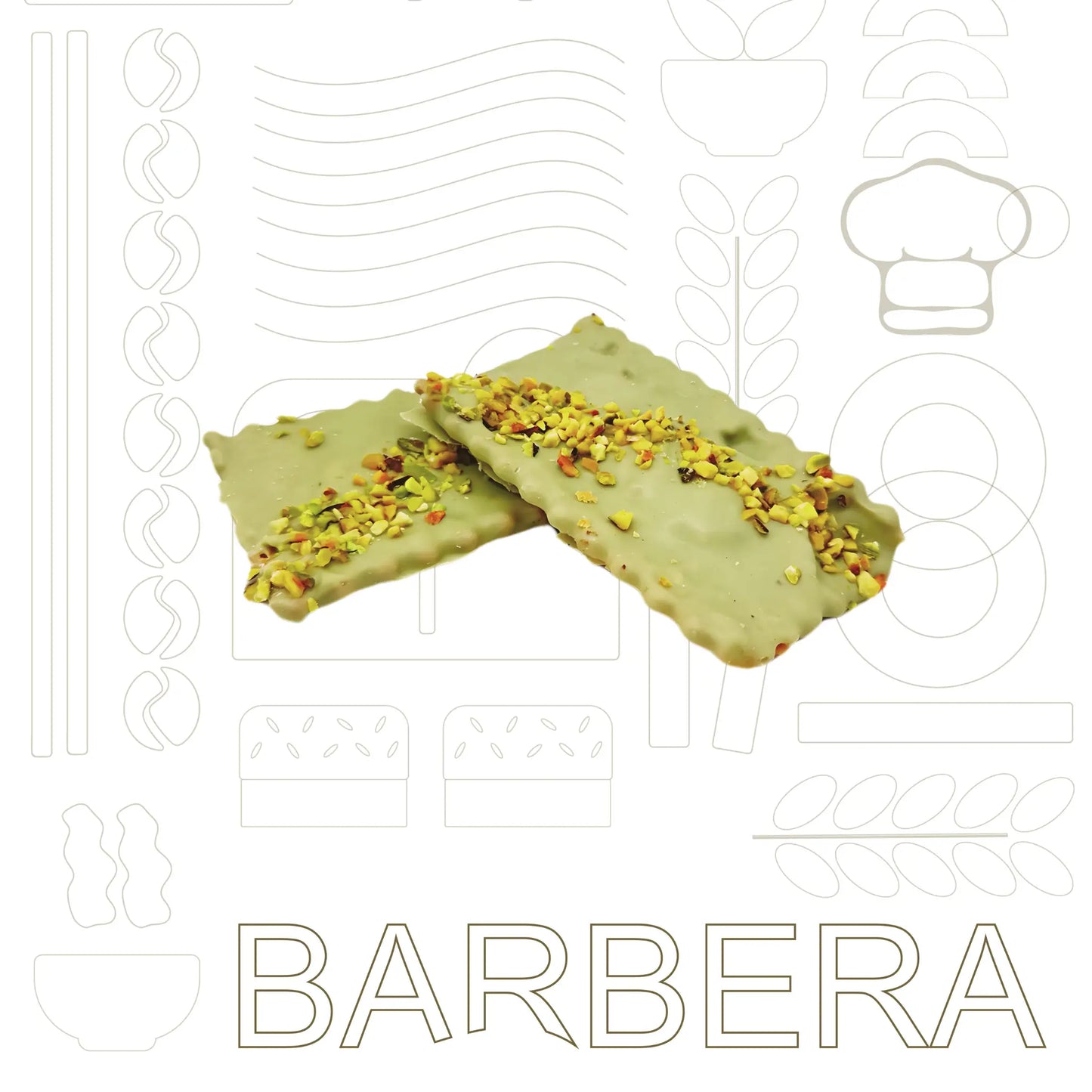 Chiacchiere ripiene pistacchio