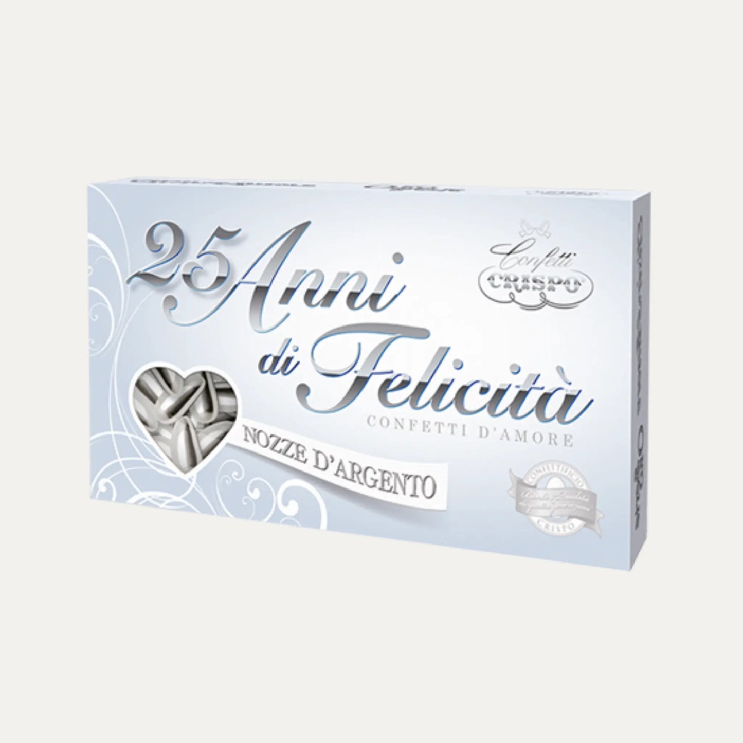 confetti argento 25 anni