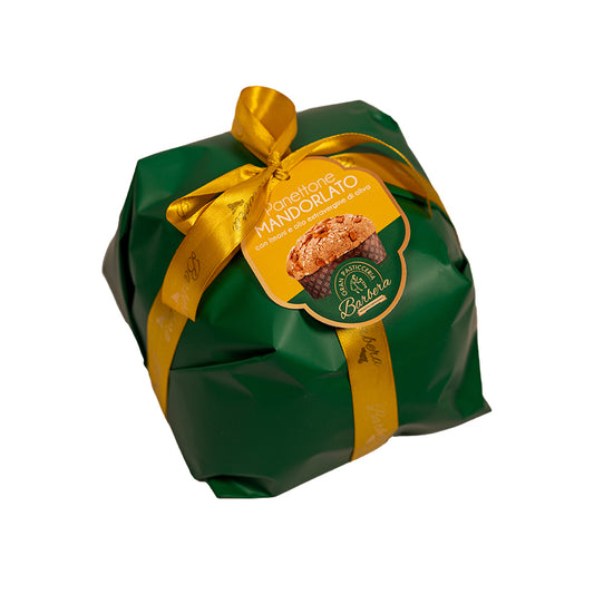 Panettone mandorlato olio oliva e limone 750g