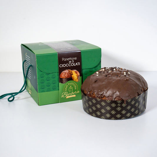 Panettone tre cioccolati