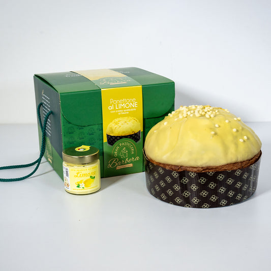 Panettone limone con crema spalmabile