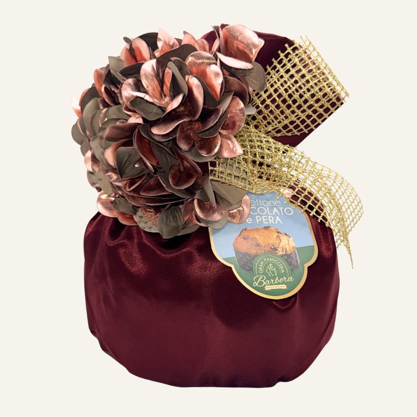 Panettone green gift box