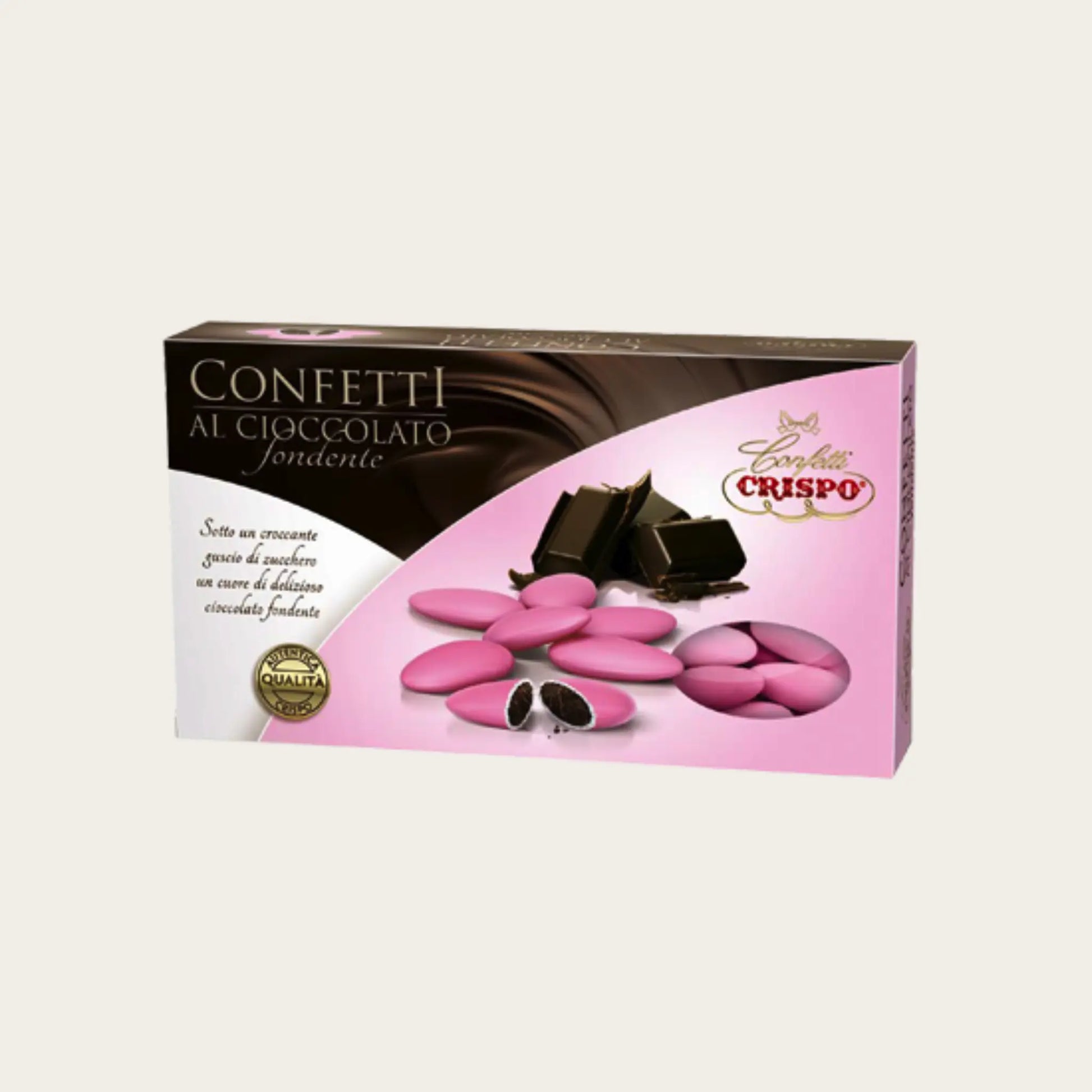 confetti cioccolato fondente rosa