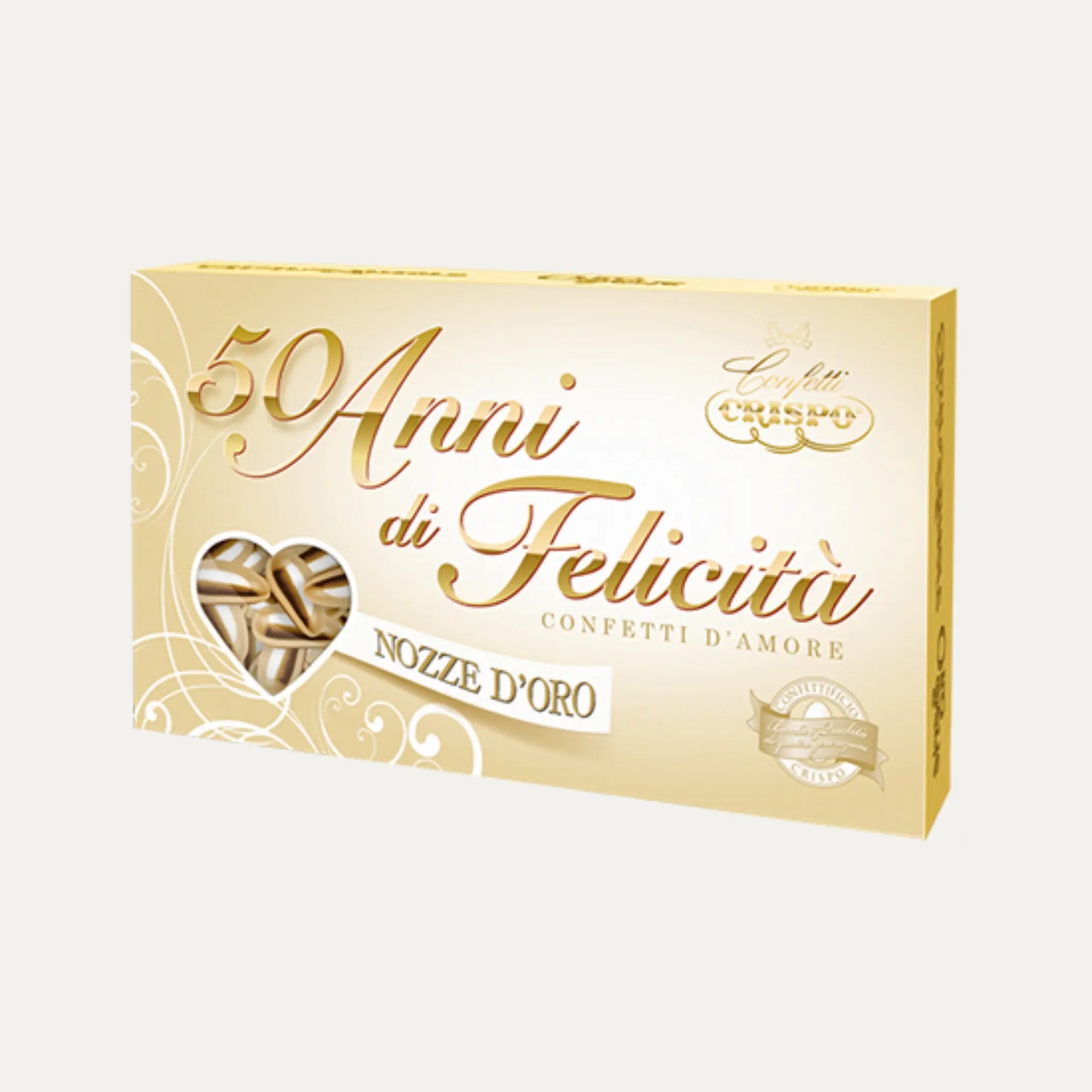 Confetti oro 50 anni  Gran Pasticceria Barbera